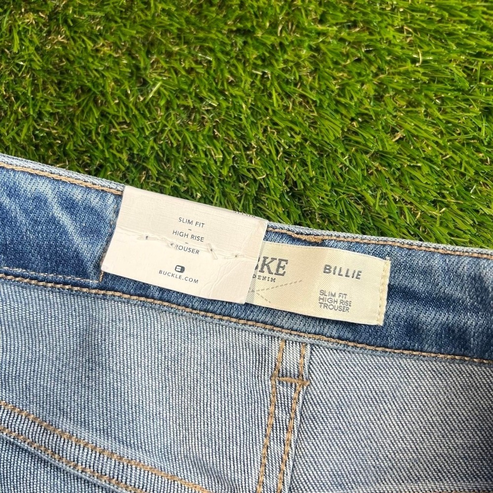 BKE Billie Slim Fit High Rise Trouser Jeans Light Wash NWT Women's Bootcut 27 - Picture 2 of 8